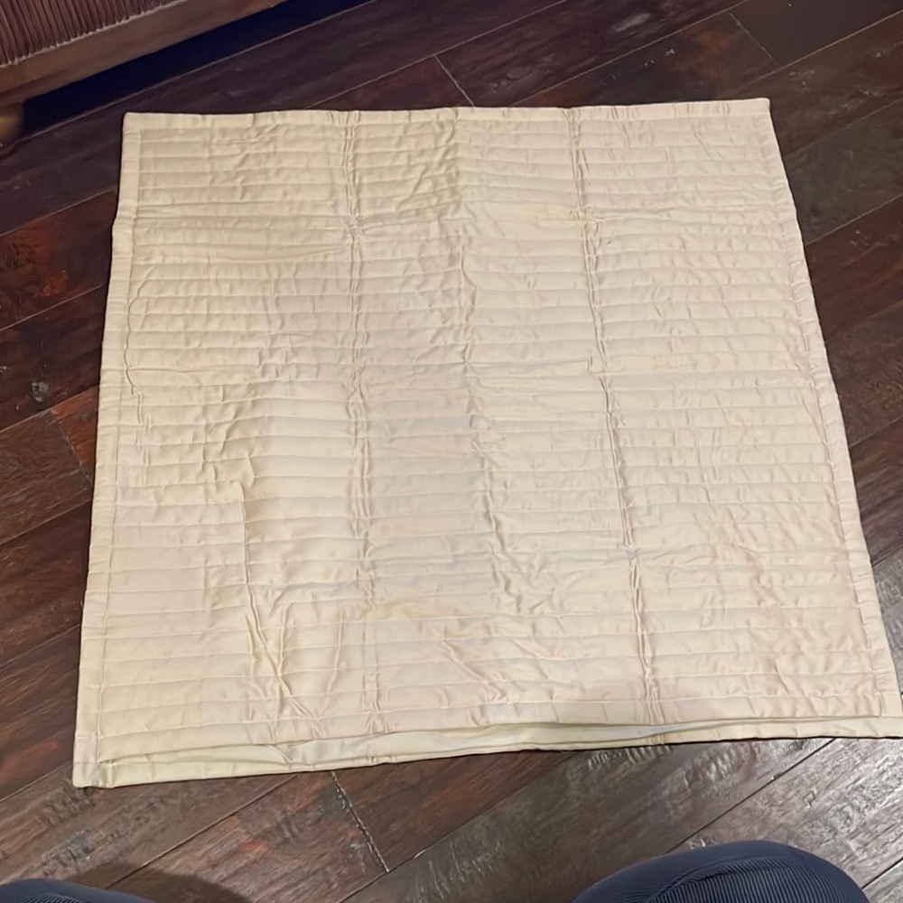 NWOT Light Beige Between the Sheets 31” Square Pillowcase